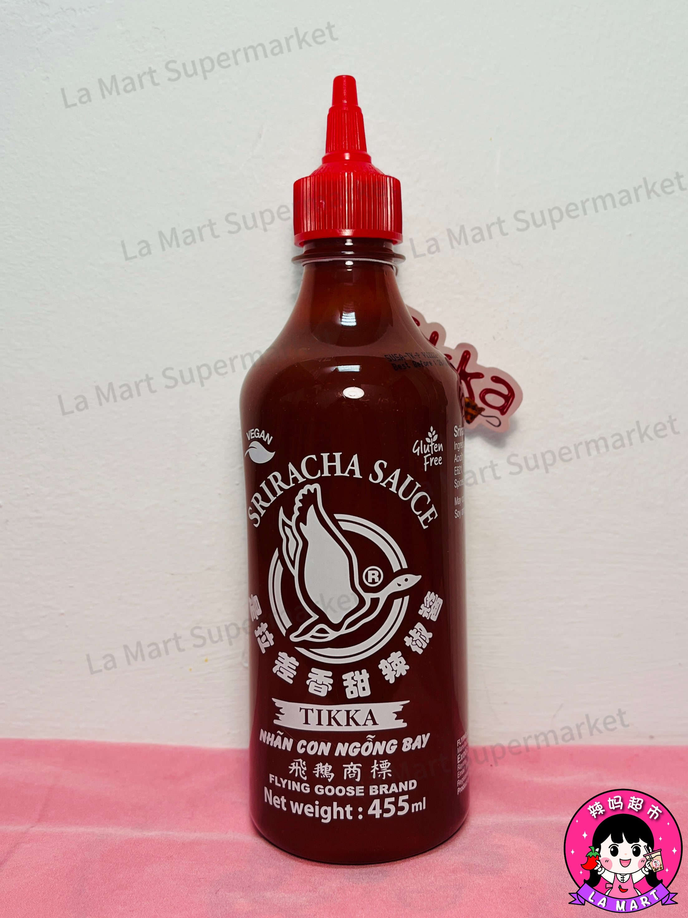 Flying Goose Sriracha Chilli Sauce Tikka 455ml 飞鹅牌是拉差辣椒酱烤鸡咖喱 La Mart 6880