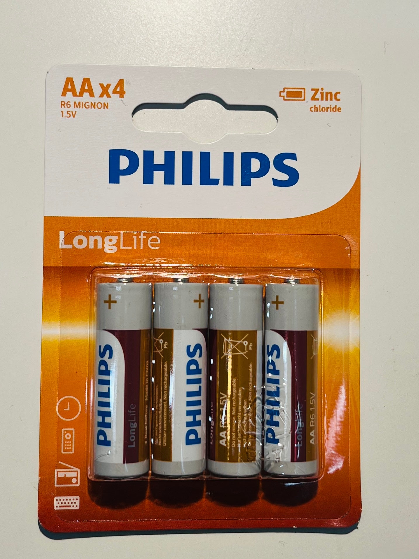 Extended Power Philips Long Life Battery 4 Pack At 辣妈超市 La Mart Asian Supermarket La Mart