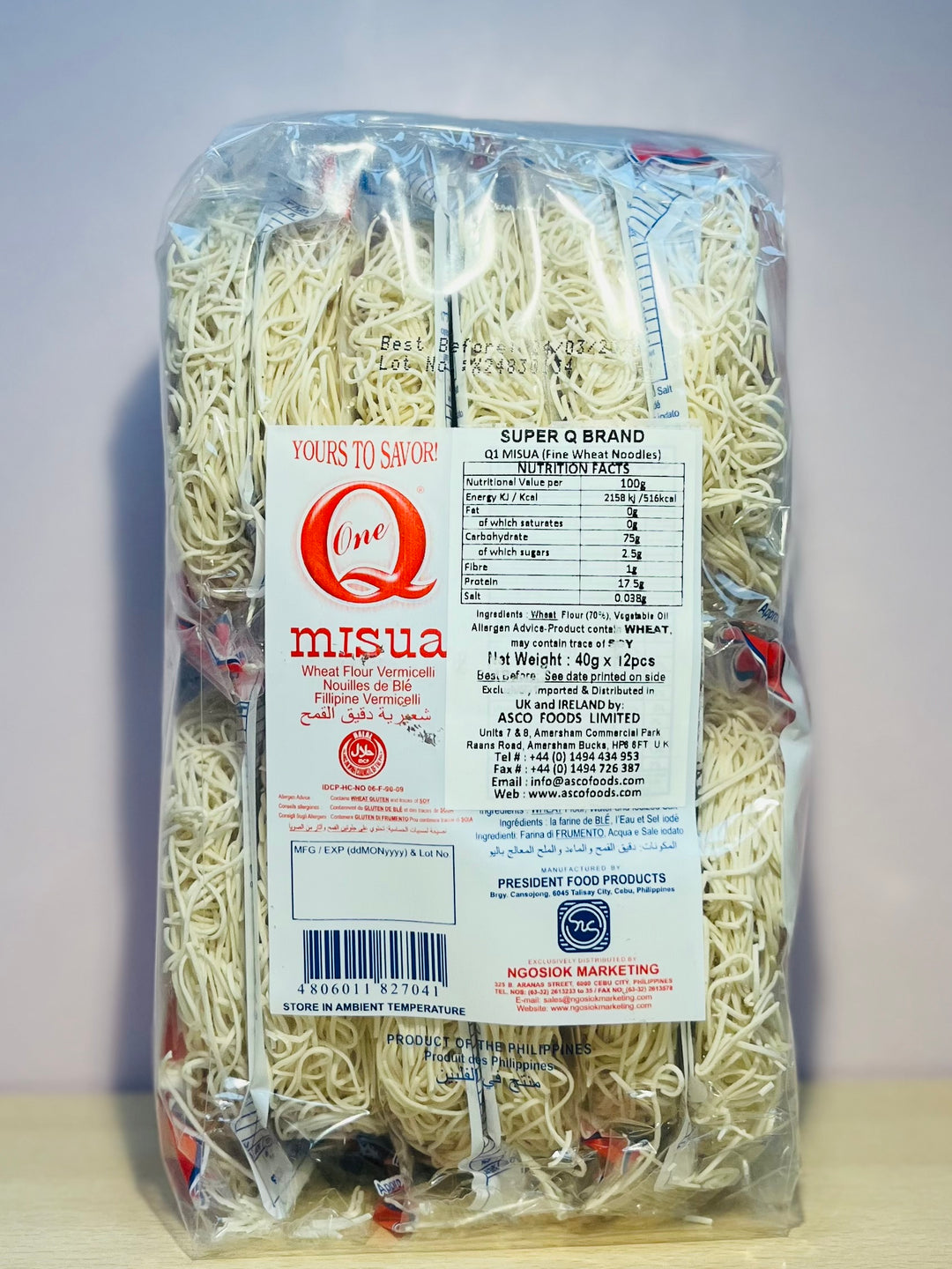 Super Q Misua Chinese Vermicelli 12*40g