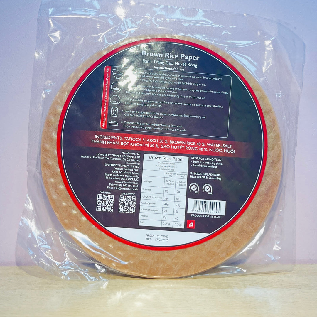 Mekng River Brown Rice Paper 22CM 300g