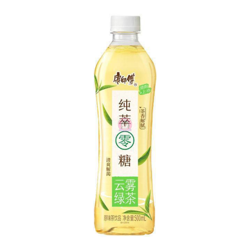 康师傅0糖云雾绿茶500ml Master Kang Green Tea Sugar Free