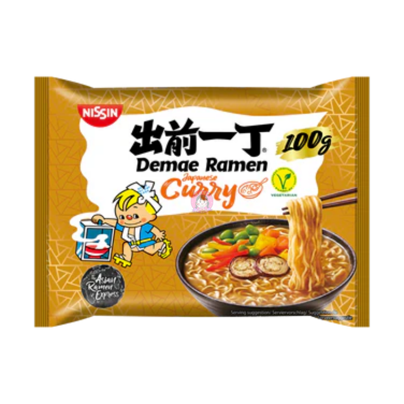 日清出前一丁日式咖喱味100g Nissin Demae Ramen Japanese Curry Flavour