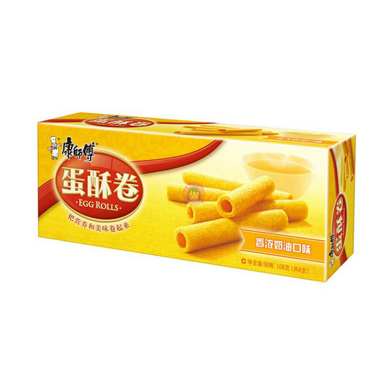 康师傅蛋酥卷香浓奶油味108g Master Kang Egg Roll Original Flavour