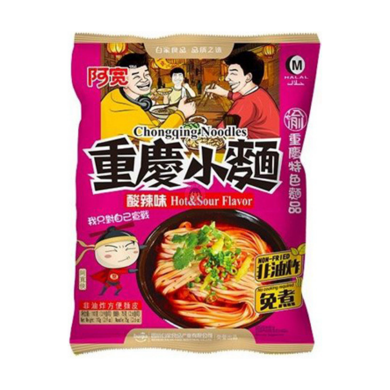 阿宽重庆小面酸辣味110g AK Chongqing Noodle Hot & Sour