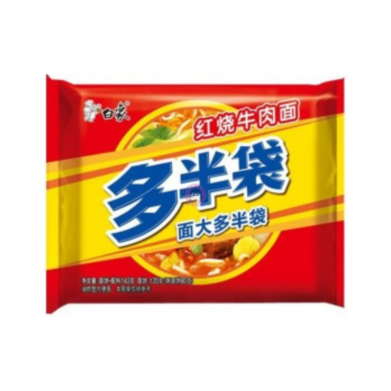 白象多半袋红烧牛肉面143g BX Roasted Beef Flavour Noodle