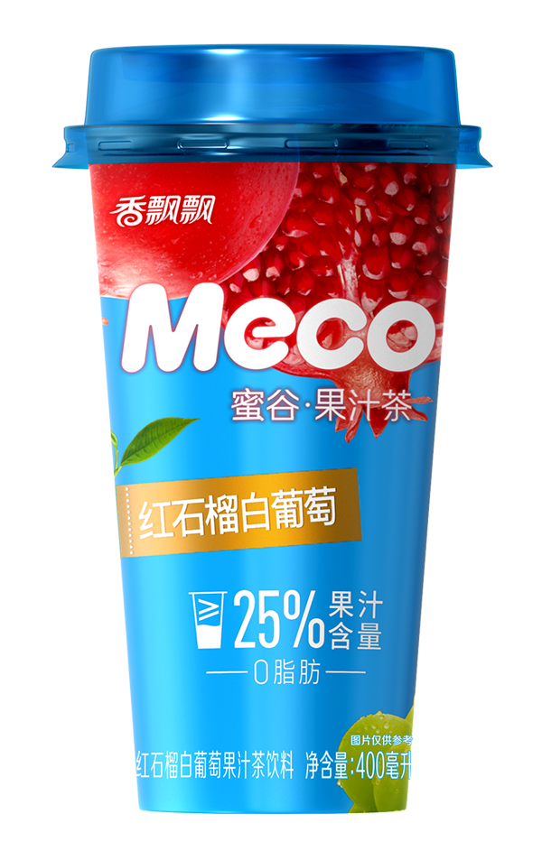 香飘飘蜜谷果汁茶红石榴白葡萄400ml XPP Pomegranate & Grape Fruit Tea