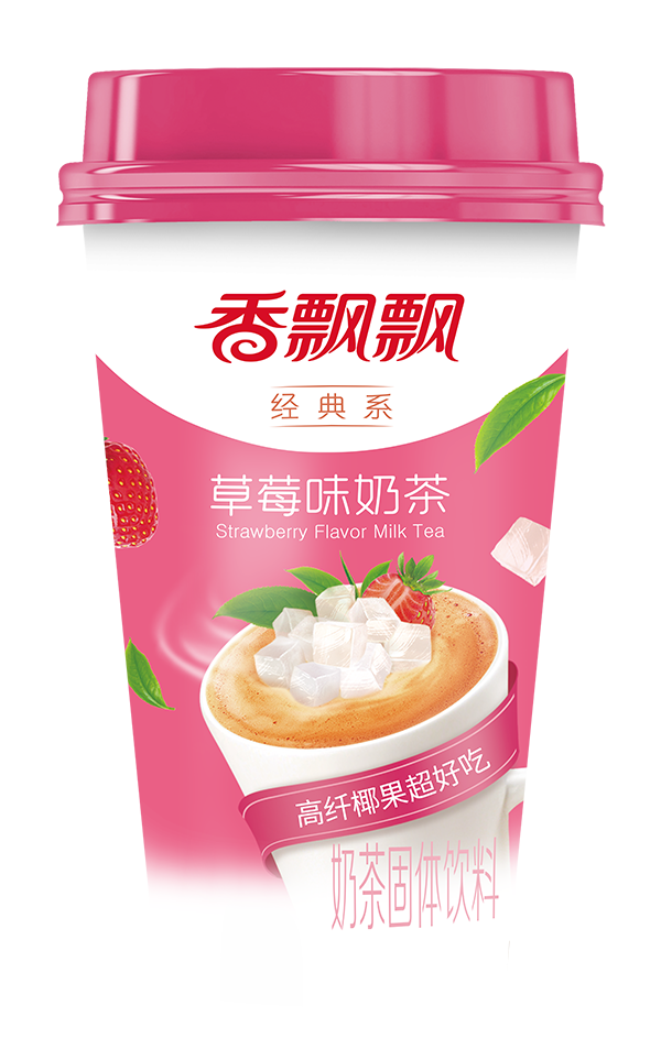 香飘飘草莓味奶茶80g XPP Strawberry Milk Tea