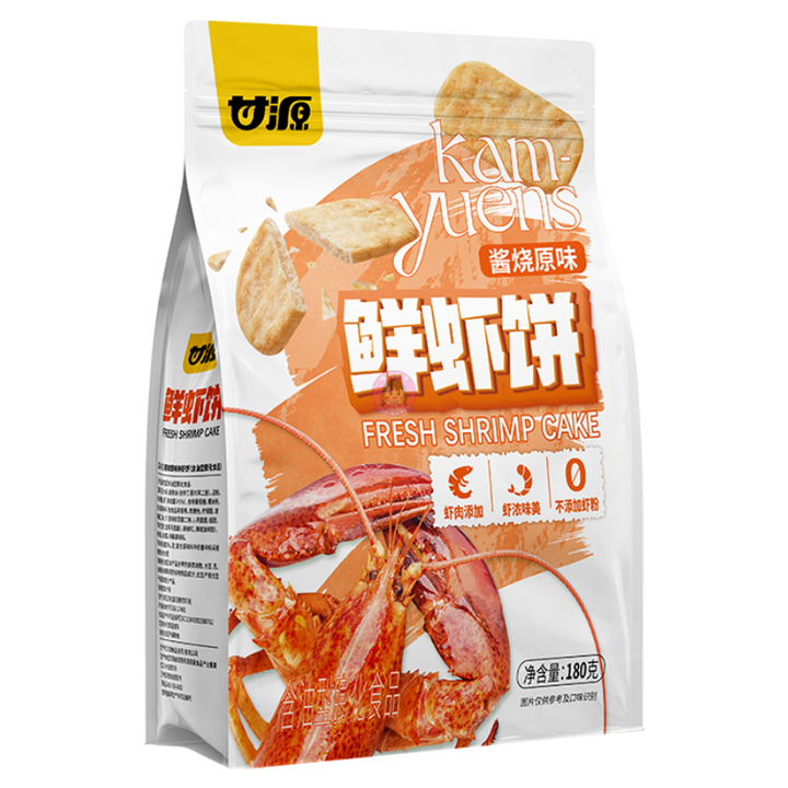 甘源鲜虾饼酱烧原味180g Gan Yuan Savoury Cracker Original Flavour