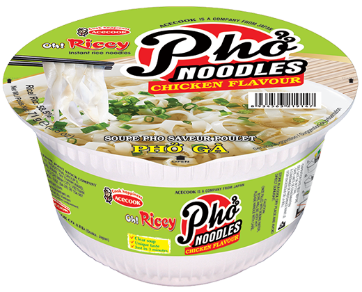 Acecook Oh Ricey! Rice Noodle Chicken Flavour Bowl 70g