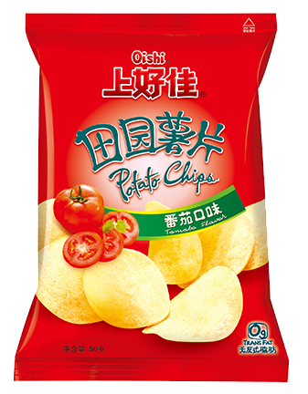 上好佳薯片番茄味50g OS Potato Chips Tomato Flavour