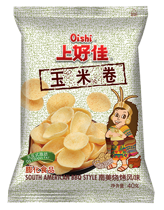 上好佳玉米卷40g Oishi Corn Chips South American BBQ