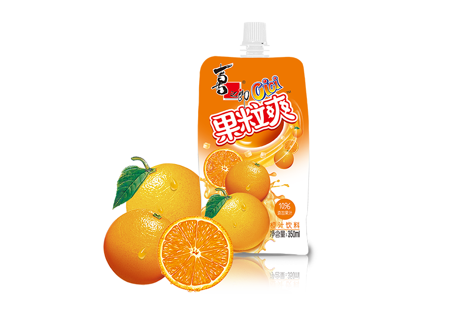 喜之郎CC果粒爽橙子 258ml ST Fruit Flavoured Drink Orange