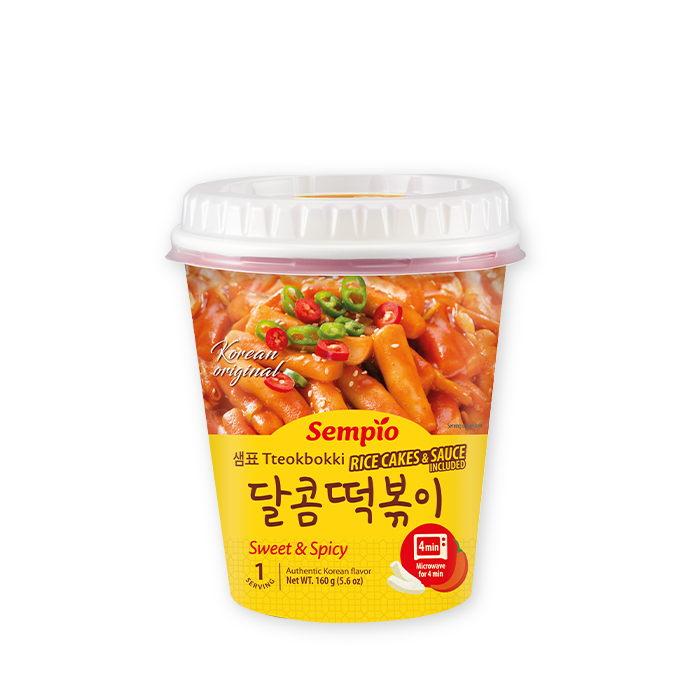 Sempio Instant Tteokbokki Sweet & Spicy Flavour 160g