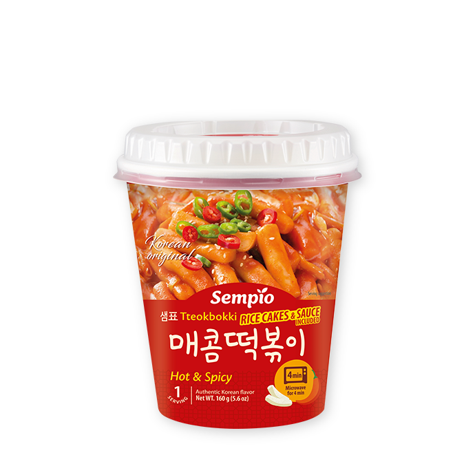 Sempio Instant Tteokbokki Hot & Spicy Flavour 160g