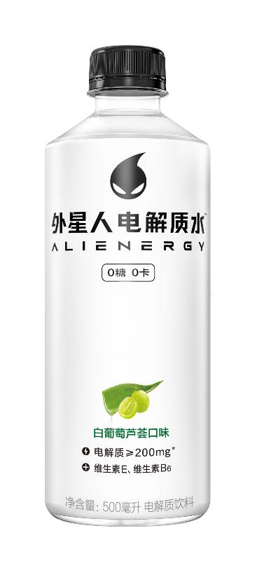 元气森林外星人电解质水白葡萄芦荟500ml GKF Sports Drink Grape Aloe