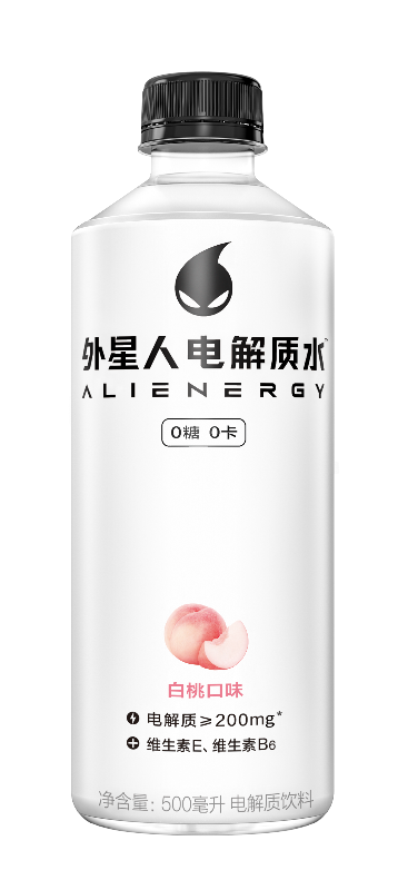 元气森林外星人电解质水白桃味500ml GKF Ailenergy Drink Peach Flavour