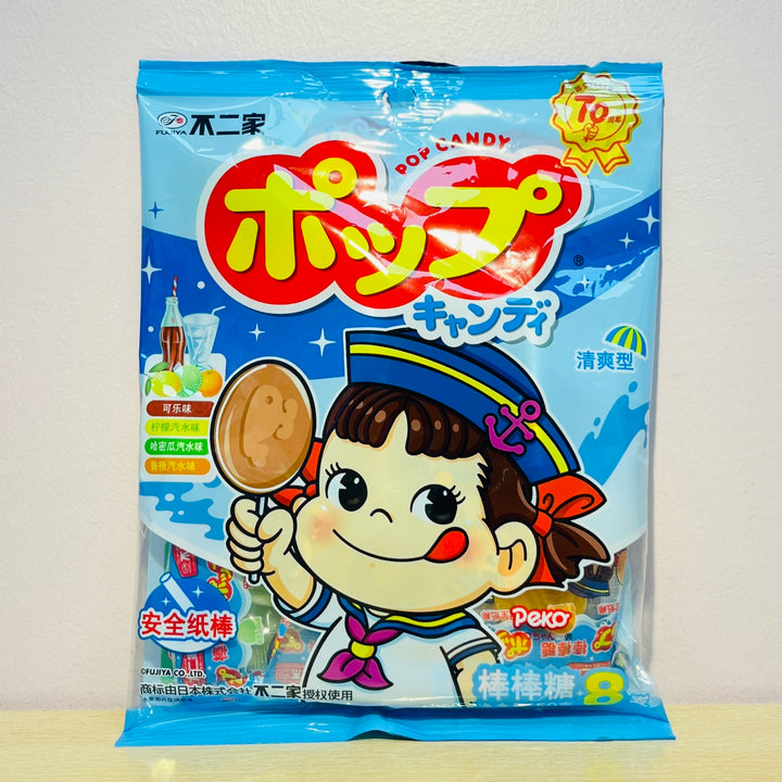 不二家棒棒糖清爽混合口味50g Fujiya Lollipop Soda Candy Assorted Flavour