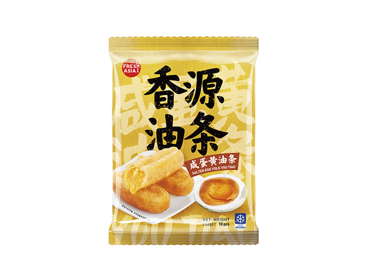 香源咸蛋黄火锅油条252g Freshasia Salted Egg Yolk Beancurd Knot