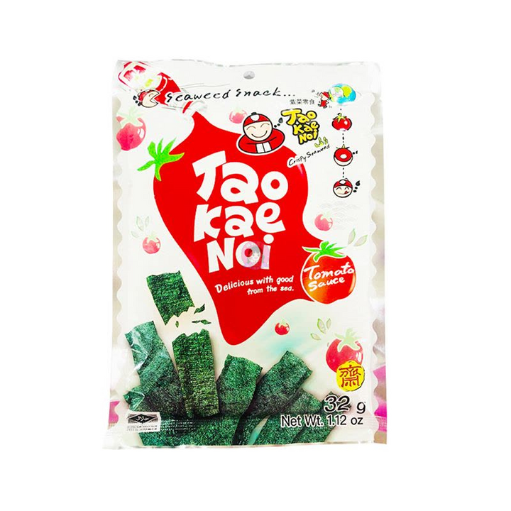 小老板脆紫菜蕃茄味32g Taokaenoi Crispy Seaweed Tomato Flavour