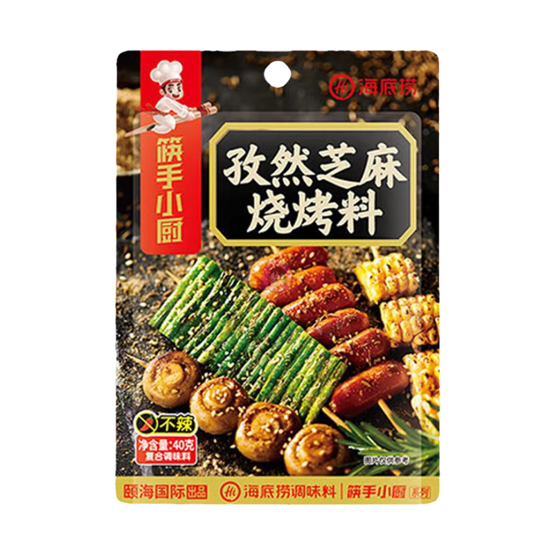 海底捞孜然芝麻烧烤料40g HDL Cumin & Sesame BBQ Seasoning