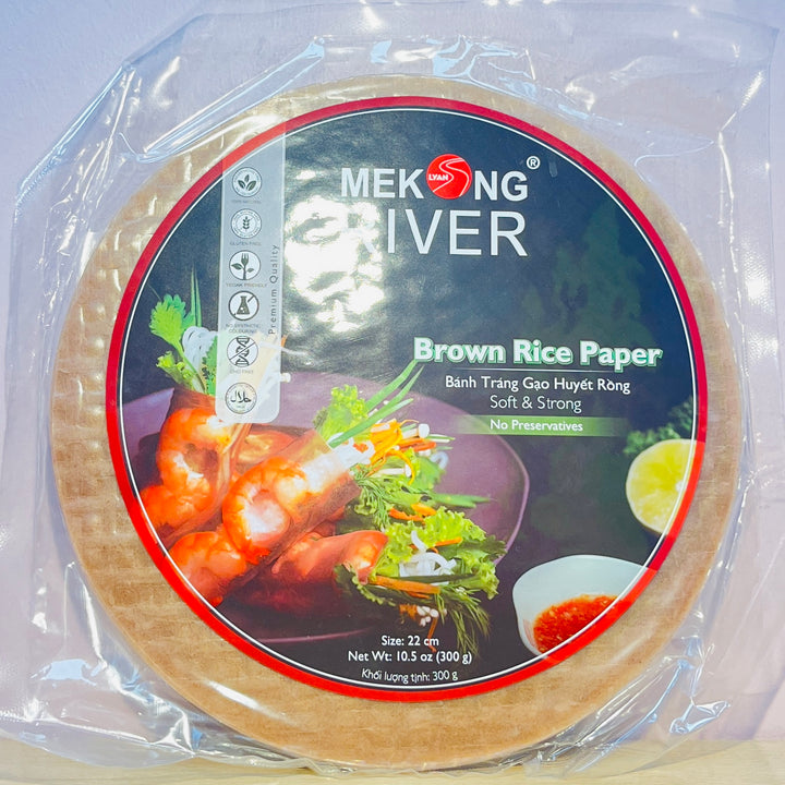 Mekng River Brown Rice Paper 22CM 300g