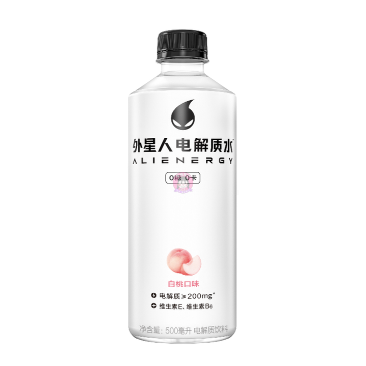 元气森林外星人电解质水白桃味500ml GKF Ailenergy Drink Peach Flavour