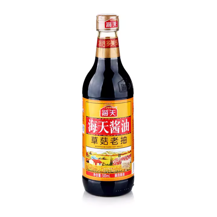 海天招牌草菇老抽500ml HD Mushroom Dark Soy Sauce