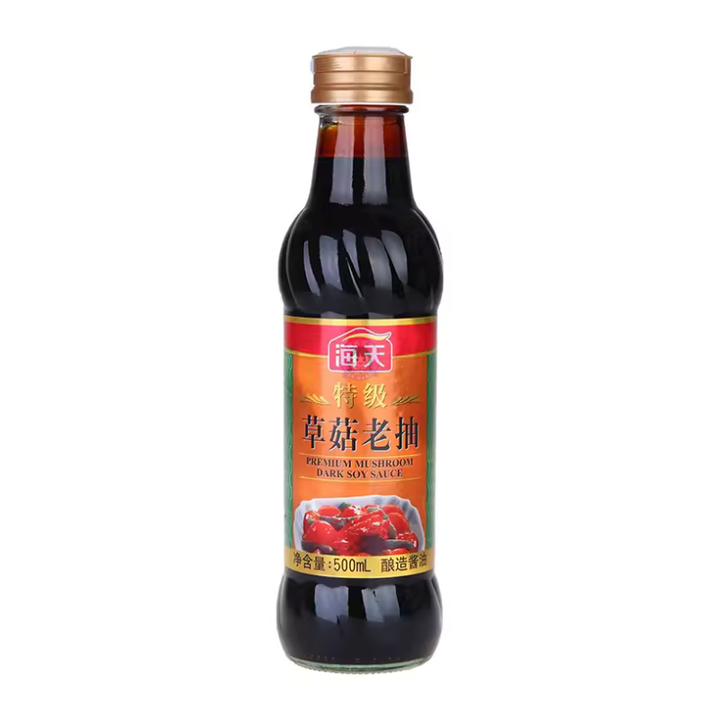 海天特级草菇老抽500ml HD Premium Mushroom Dark Soy Sauce