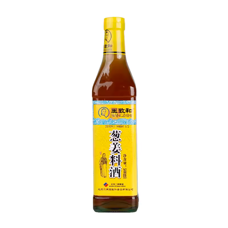 王致和葱姜料酒500ml WANGZHIHE Cooking Wine With Shallot & Ginger