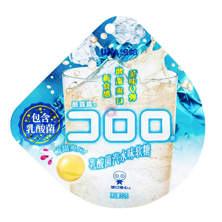 悠哈酷露露软糖乳酸菌味52g Uha Kororo Soft Candy Lactic Acid Flavour