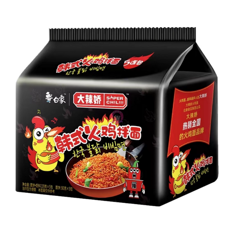 白象大辣娇韩式火鸡面5pck 560g Baixiang Instant Noodle Turkey