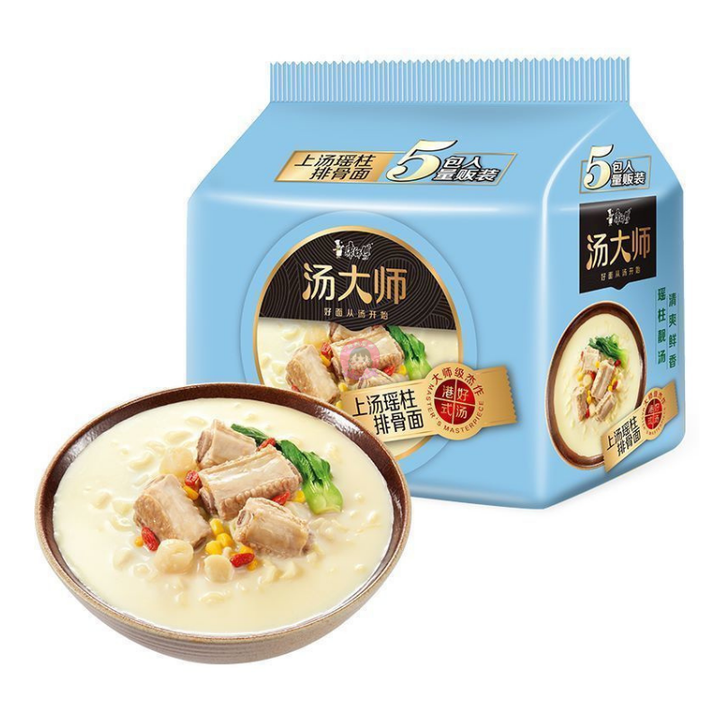 康师傅汤大师上汤瑶柱排骨5pcks MK Master Soup seafood flavour