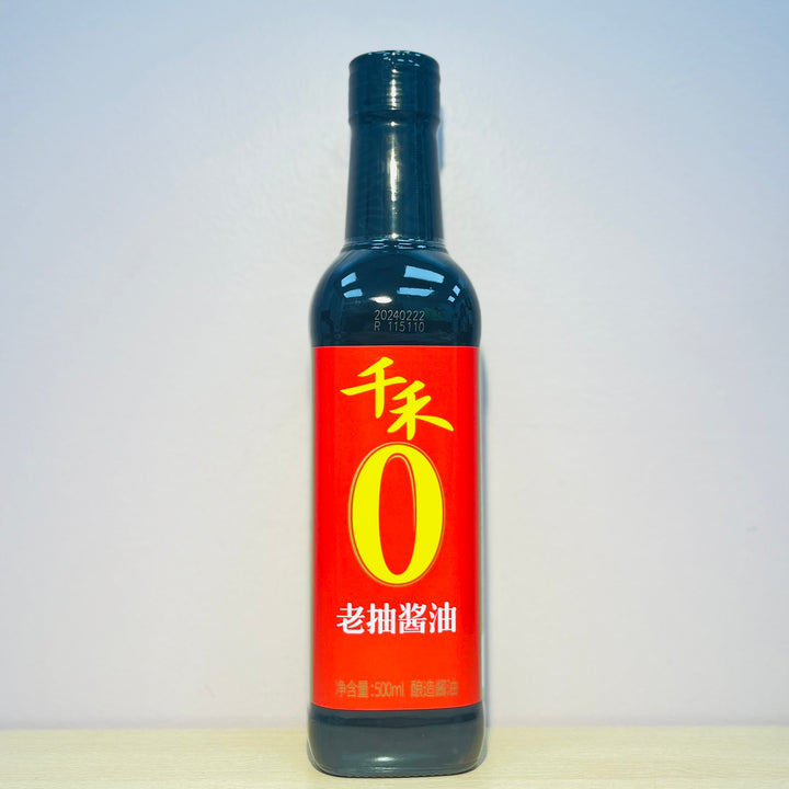 千禾老抽酿造酱油500ml QH Zero Additives Dark Soy Sauce