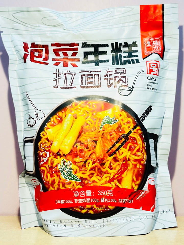 张力生泡菜年糕拉面锅350g ZLS Rice Cake & Noodle With Kimchi