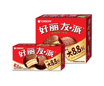 好丽友巧克力派原味204g ORION Choco Pie Original Flavour