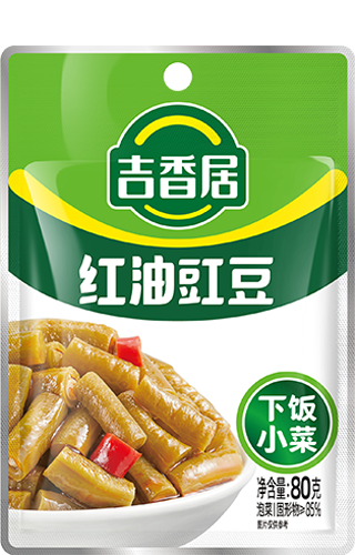 吉香居红油豇豆80g JXJ Preserved Vegetable with Chilli Oil