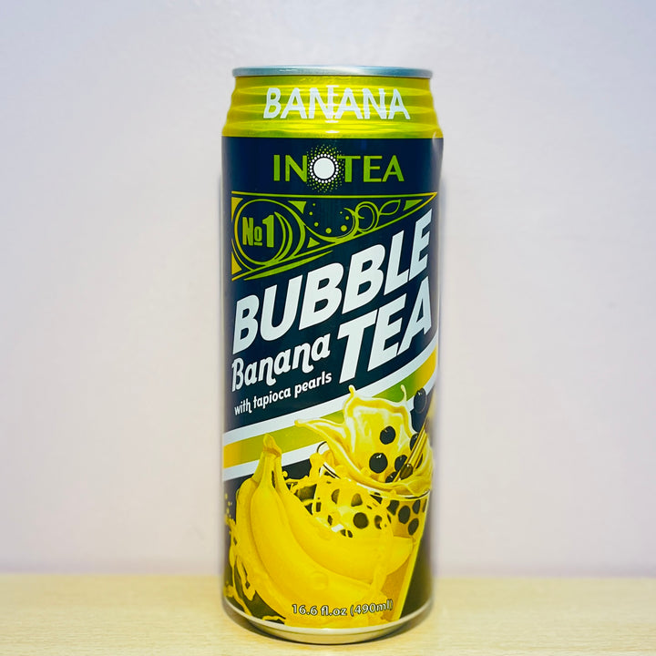 Inotea Bubble Tea Banana Flavour With Tapioca Pearls 489ml