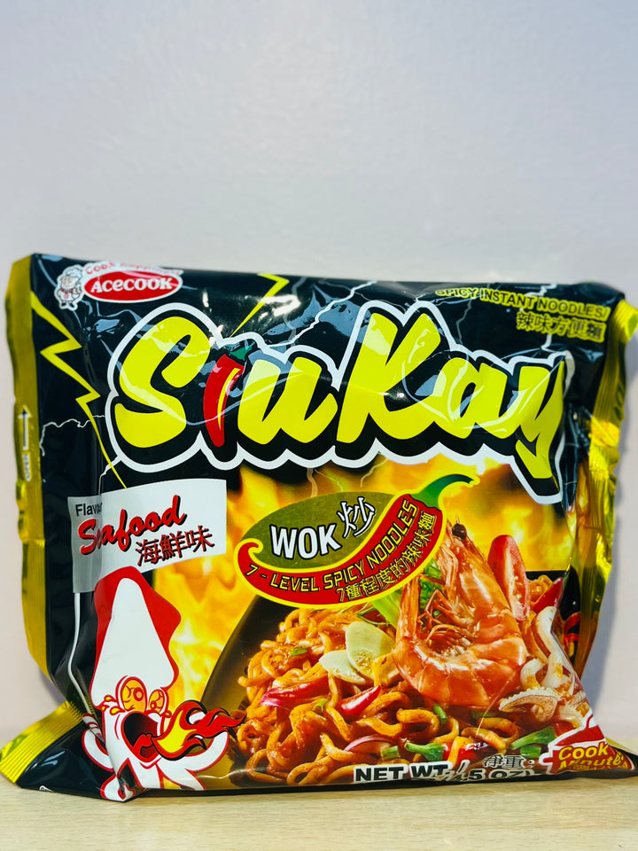 Acecook Siukay Spicy Instant Noodle Seafood Flavour 127g