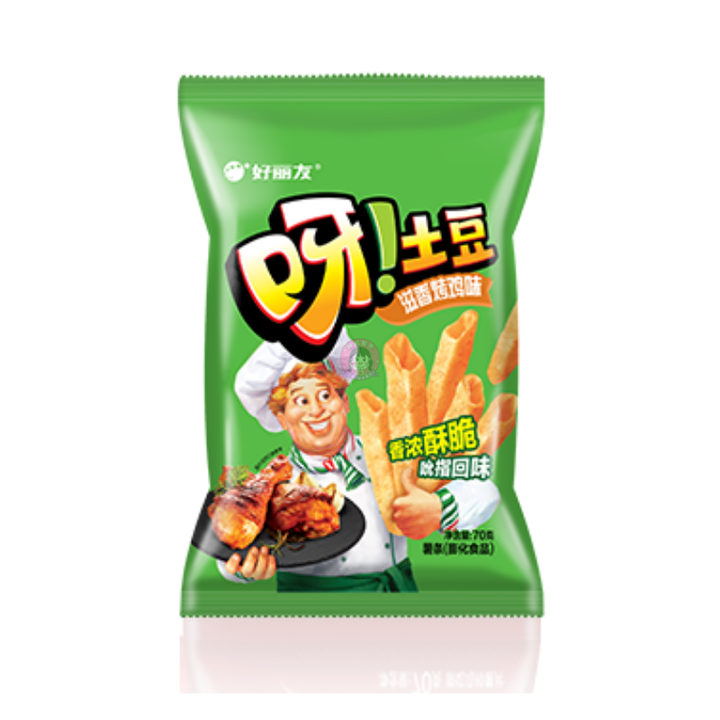 好丽友呀土豆滋香烤鸡味70g Orion Potato Chips Roasted Chicken