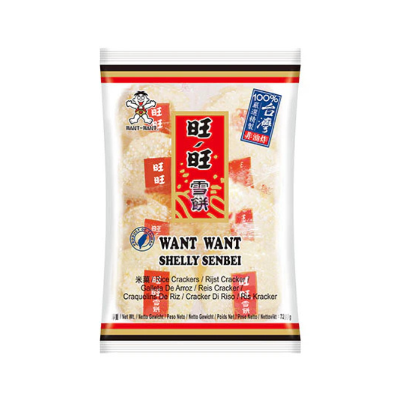 旺旺大雪饼原味72g Want Want Shelly Senbei Rice Cracker