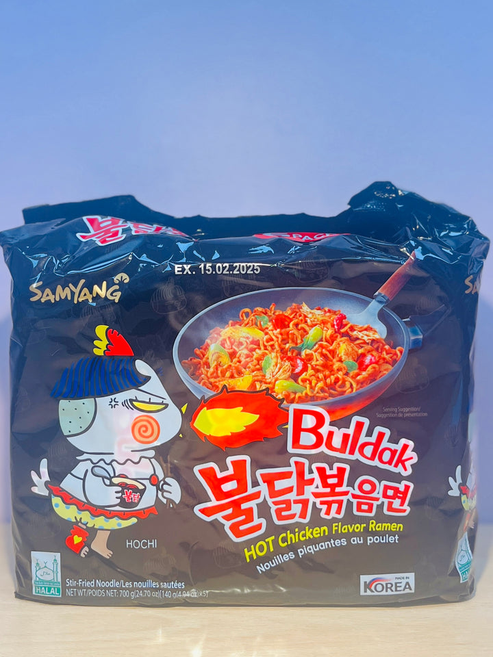 三养火鸡面原味5packs Samyang Hot Chicken Ramen Original Flavour