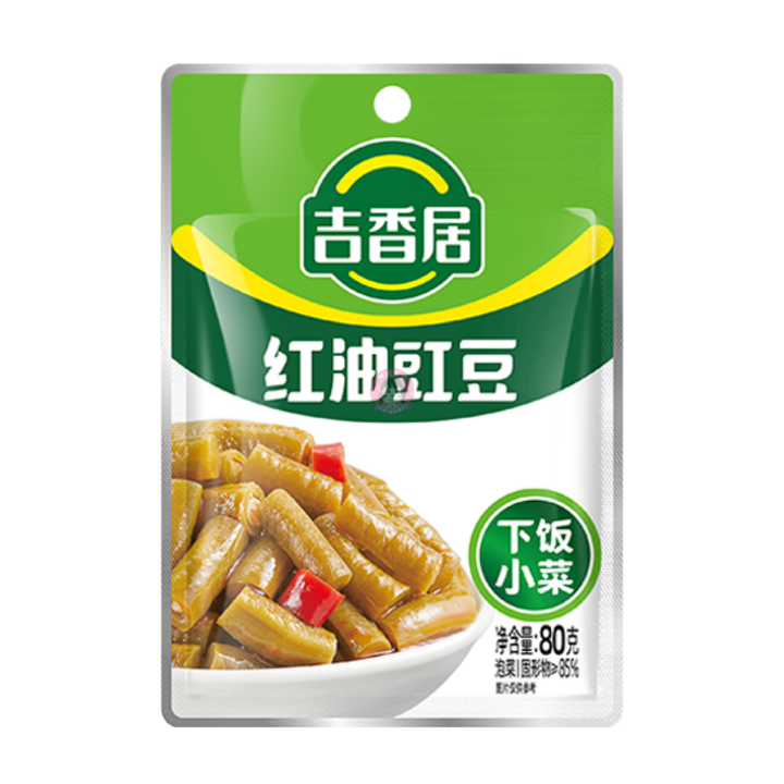 吉香居红油豇豆80g JXJ Preserved Vegetable with Chilli Oil