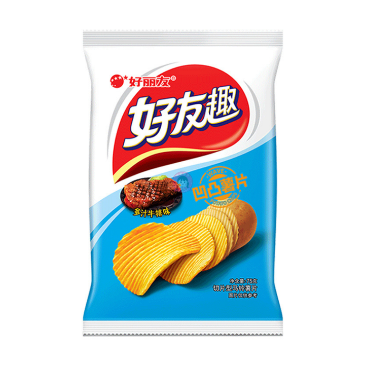 好丽友好友趣牛排味83g Orion Potato Chips Steak Flavour