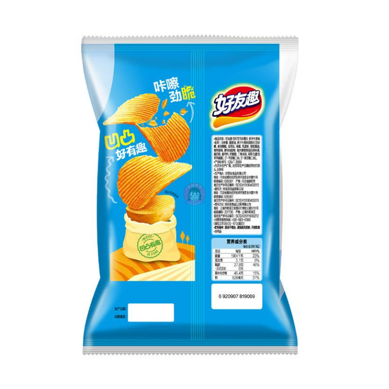 好丽友好友趣牛排味83g Orion Potato Chips Steak Flavour