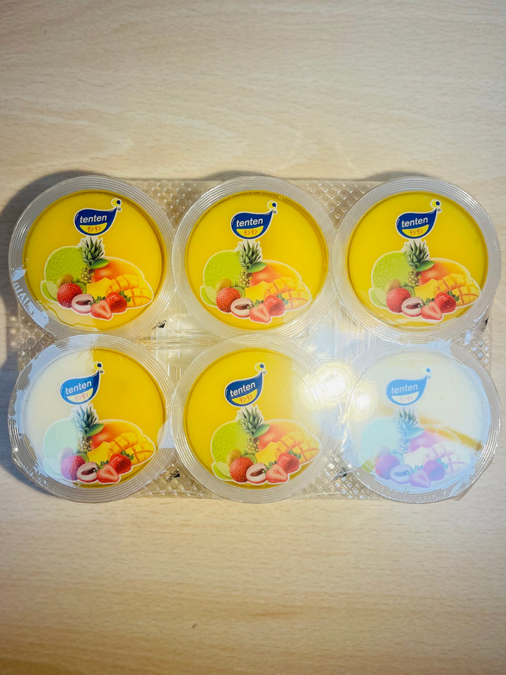 Ten Ten Nata De Coco Jelly Puddings Mango Flavour 6*80g