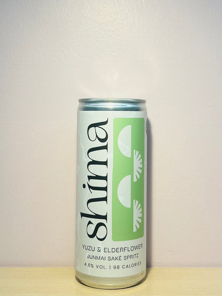 Shima Drinks Sake Cocktail Yuzu & Elderflower 250ml alc 4.6%