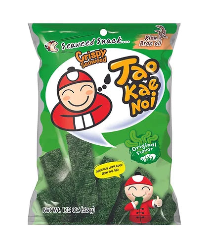 小老板脆紫菜32g Taokaenoi Crispy Seaweed Snack Original