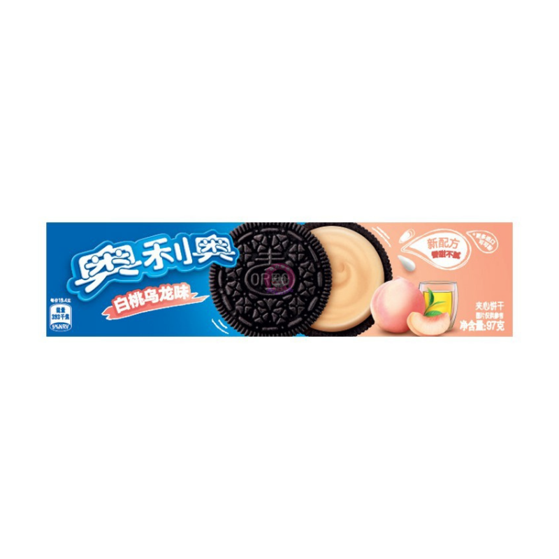 奥利奥夹心饼干白桃乌龙味97g Oreo Sandwich Biscuit Peach Oolong Flavour