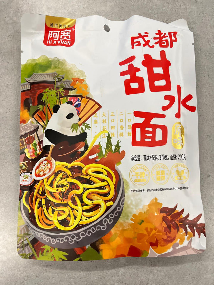 阿宽成都甜水面270g AK Chengdu Sweet Noodles