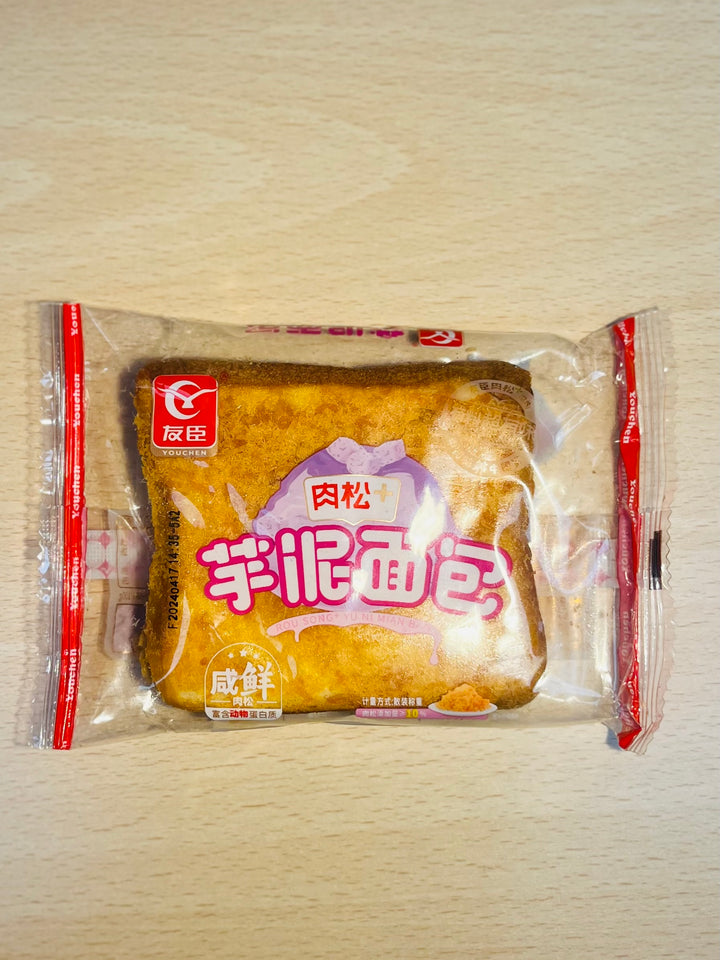 友臣肉松芋泥面包60g YC Floss & Taro Bread